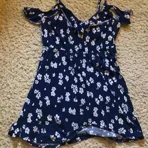 Charlotte Russe floral blue dress - XL
